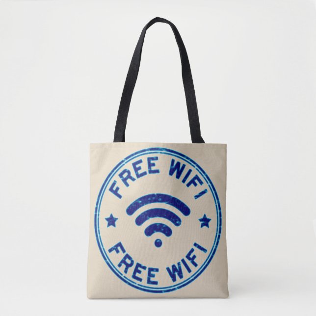 Tote Bag WiFi gratuit (Devant)