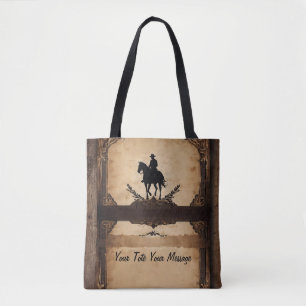 Tote Bag Wild West Cowboy