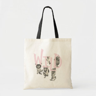 Tote Bag WILD   Wild Things et Max - Rose