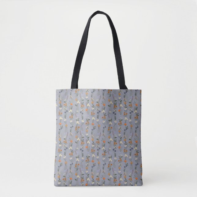 Tote Bag Wildflowers Handdrawn (Devant)