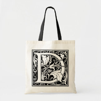 Tote Bag William Morris Alphabet "D"
