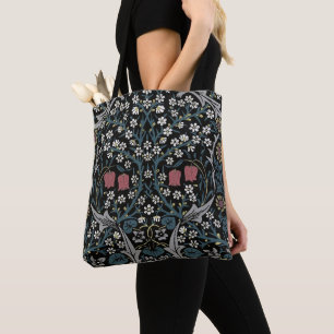 Tote Bag William Morris Blackthorn Floral Art Nouveau