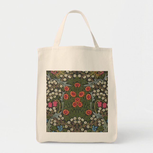 Tote Bag William Morris Blackthorn Garden Flower Classic (Devant)