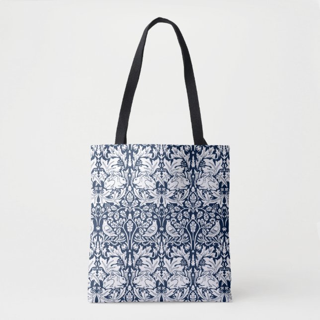 Tote Bag William Morris Brer Motif de lapin (Devant)