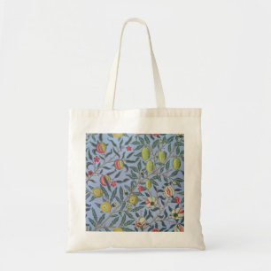 Tote Bag William Morris Fruit grenade bleu ornement