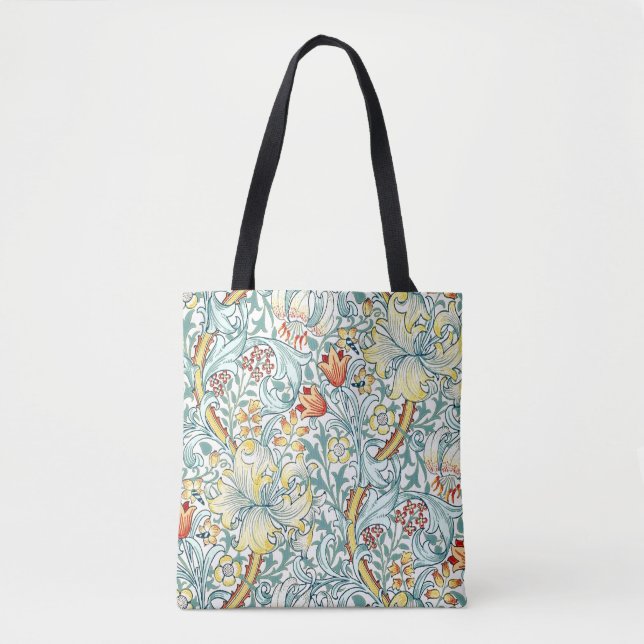 Tote Bag William Morris Golden Lily modèle floral (Devant)