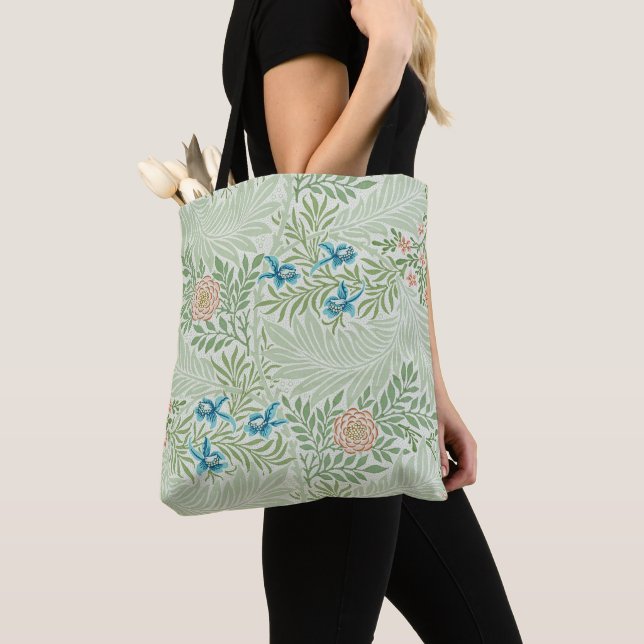 Tote Bag William Morris Larkspur (De près)