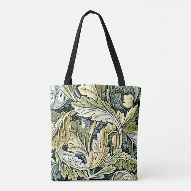 Tote Bag William Morris motif vintage, Acanthus (Dos)
