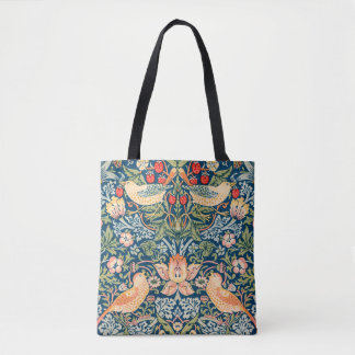 Tote Bag William Morris Strawberry Thief Motif floral