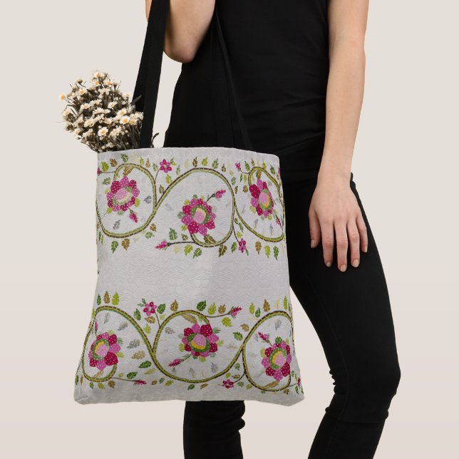 Tote Bag William *Morris Turkish Floral Fruit Crossbody Ba (De près)