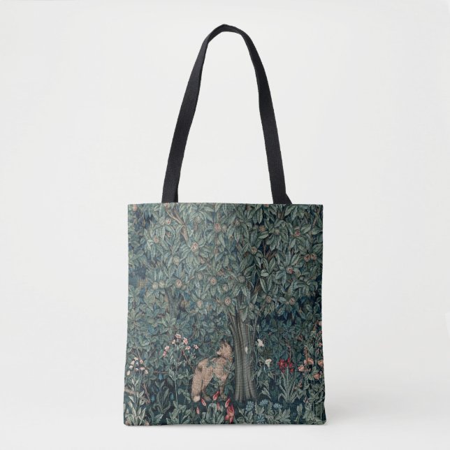 Tote Bag William Morris Woodland Tapestry Fox (Devant)