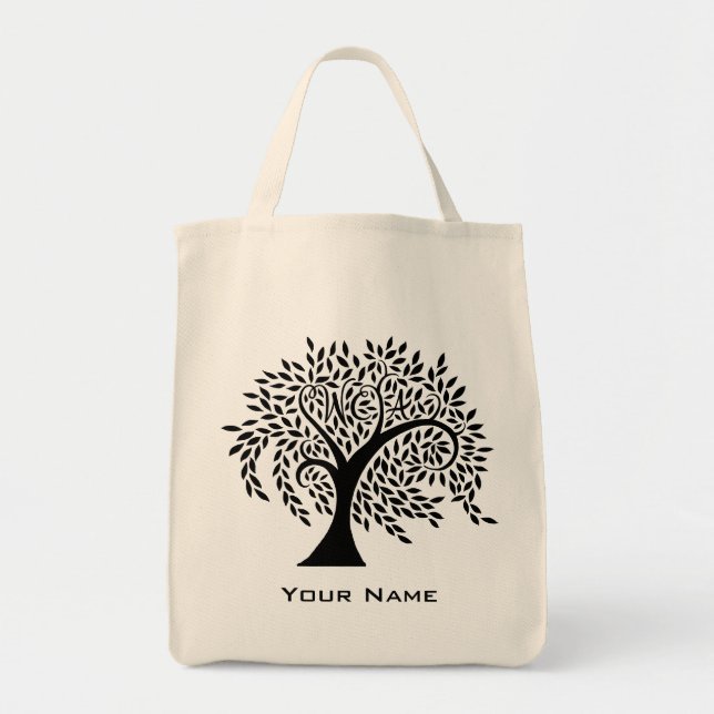 Tote Bag Willow Creek Academy Wispy Tree Logo (Devant)
