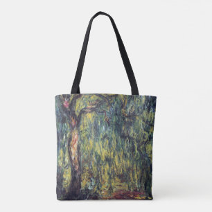 Tote Bag Willow de Weeping par Claude Monet, Art Vintage