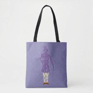 Tote Bag Willy Wonka Citation Silhouette