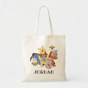 Tote Bag Winnie l'ourson et les amis Pâques graphiques