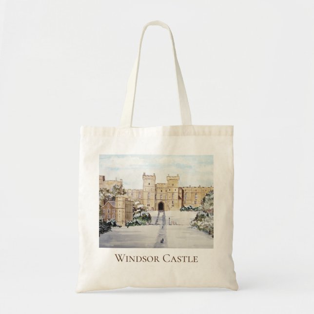 Tote Bag Winter at Windsor Castle (Devant)
