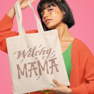 Tote Bag Witchy Mama Halloween Basic Witch