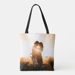 Tote bag with 2-sided personalized images