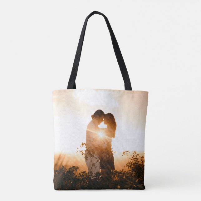 Tote bag with 2-sided personalized images (Back)
