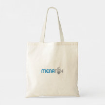 Tote bag with a picture representing MENATOX