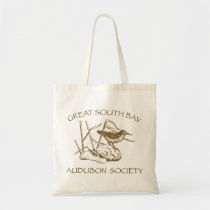 Tote Bag with Brown Logo