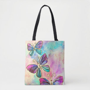 Tote Bag with Butterflies