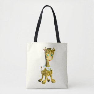 Tote Bag with Cute Giraffe