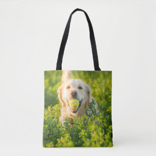 Tote bag with Golden Retriever