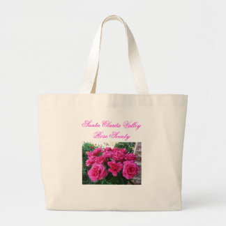 Tote Bag with Pink Roses