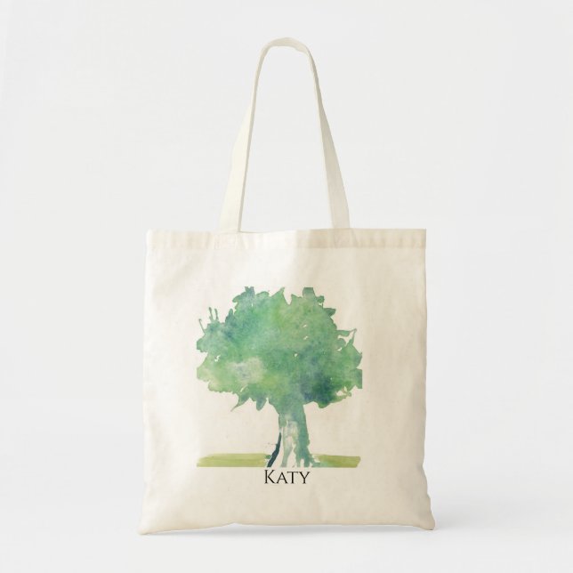 Tote Bag With Tree Customizable (Front)