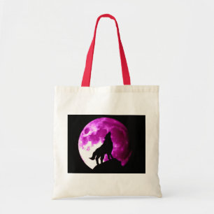 Tote Bag Wolf Howling à Moon