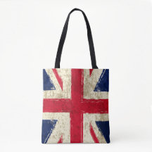 Tote bag woman. English Flag