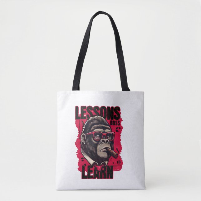 Tote Bag Women Gorilla Boss Lessons Learn Tote (Devant)