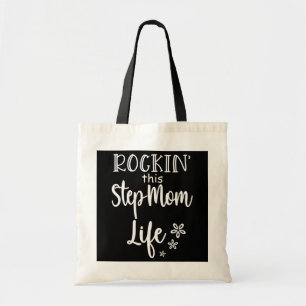 Tote Bag Womens Rockin This Step Maman Vie Fête des Mères