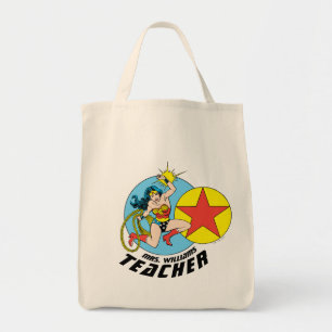 Tote Bag Wonder Woman Étoile rouge enseignant
