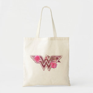 Tote Bag Wonder Woman Pink Camellia Flowo