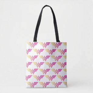 Tote Bag Wonder Woman Yellow-rose demi-ton logo
