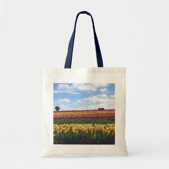 Tote Bag Wooden Shoe Tulip Farm, Woodburn, Oregon (Devant)