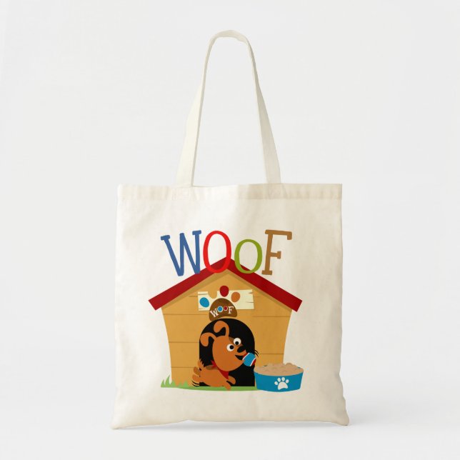 Tote Bag Woof Dog (Devant)