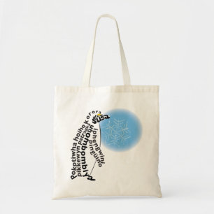 Tote Bag World Word Penguin Fourre-tout