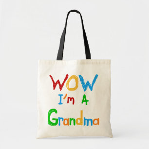 Tote Bag WOW Je suis un grand-mère T-shirts et cadeaux