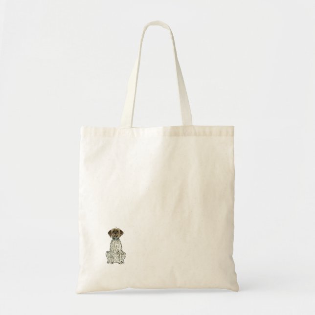 Tote Bag WPG Pointeur À poils durs Griffon Chien Art Fourre (Devant)