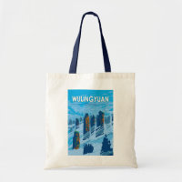 Wulingyuan zone Pittoresque Chine Voyage Art Vinta