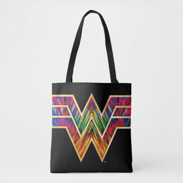 Tote Bag WW84 | Logo de Wonder Woman Kaleidoscope (Devant)