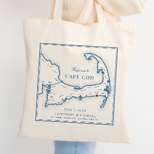 Tote Bag Wychmere Harwich Port MA Faveur de mariage Bienven