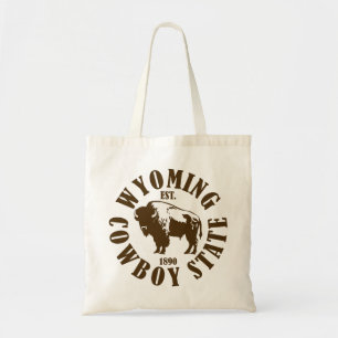 Tote Bag Wyoming, État Cowboy