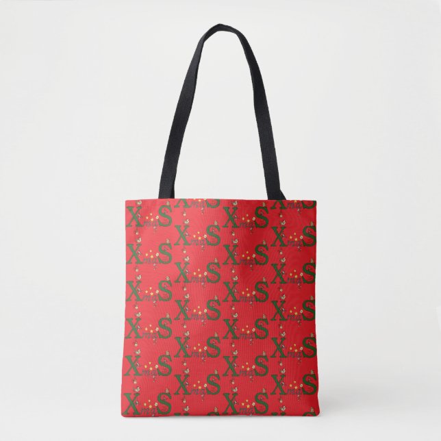 Tote Bag Xmas Geschenkpapier (Devant)