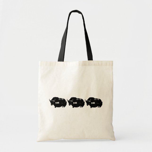 Tote Bag Yaks de yaks de yaks (Devant)