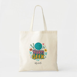 Tote Bag Yarn Geek Personalized