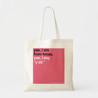 Tote Bag YBN : Oui, je suis du Texas